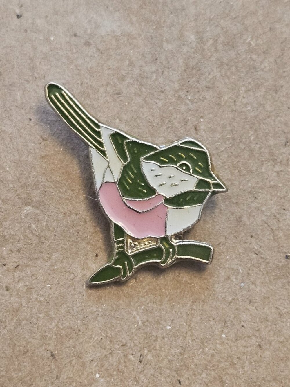 Chickadee Bird Brooch Pin Unique Rare Hat Pin Lapel Pin Vintage Pin Retro Pin En